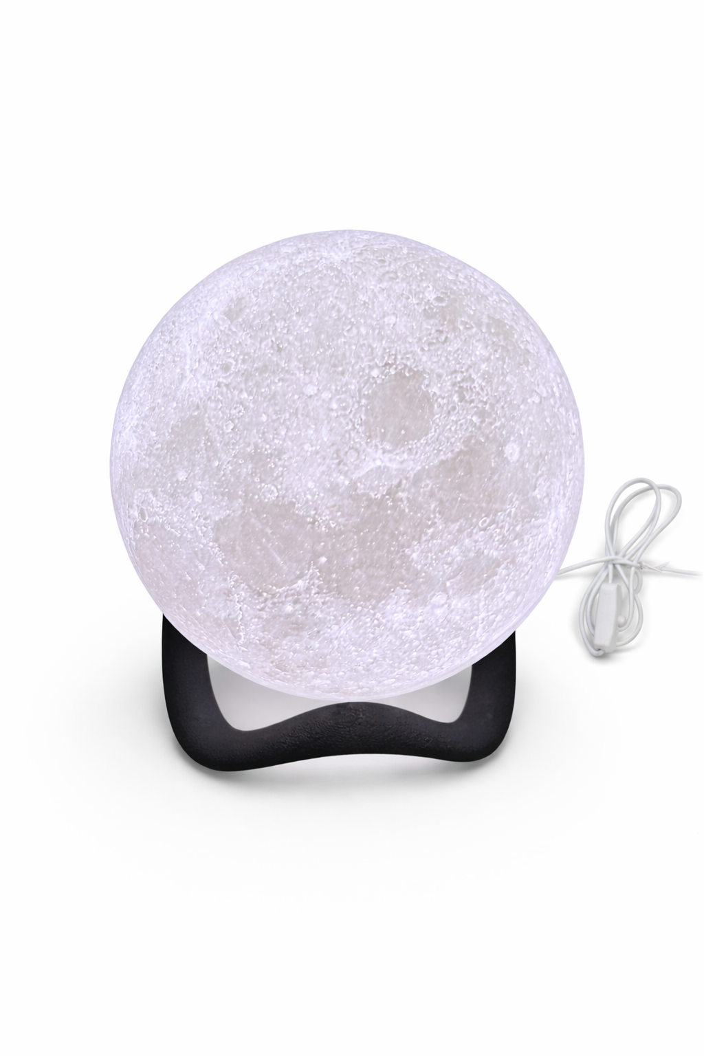 3D Moon Lamp - Realistic LED Night Light with Touch Control