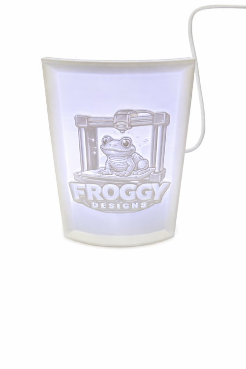 3D Printed LED Photo Light with Remote